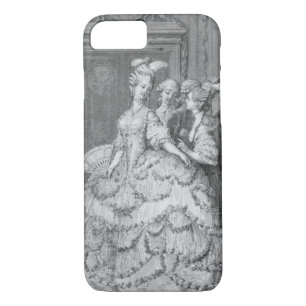 The Queen's Lady-in-Waiting, engraved by P.A. Mart iPhone 8/7 Case
