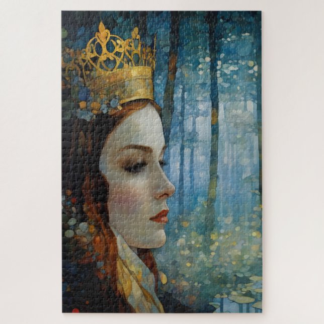 The Queen's Lost Heart Fairytale Portrait Jigsaw Puzzle (Vertical)