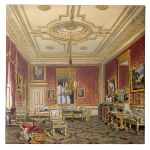 The Queen's Private Sitting Room, Windsor Castle, Ceramic Tile