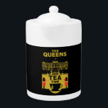 The Queens Tea Royal Coronation    Mug<br><div class="desc">King Charles British Royal Family. King Charles III British King Souvenirs. Copyright HGIFY Zazzle/BA/TT Stores only. 05#66 REF Artist JM.</div>