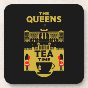 The Queens Tea Time Coronation Gifts Coaster