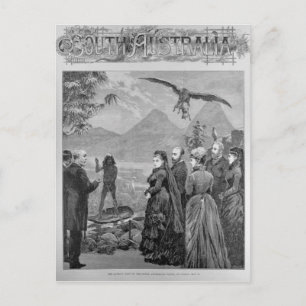 The Queen's Visit to the South Australian Court Postcard