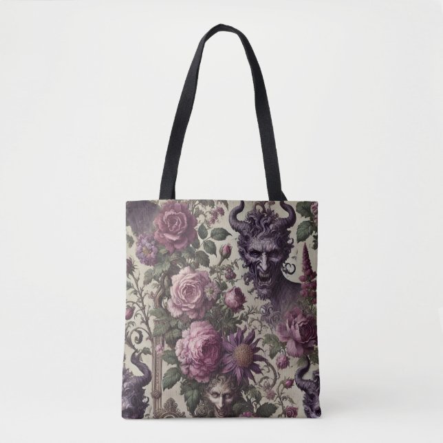 The Query of Blight – Gothic Baroque  Tote Bag (Front)