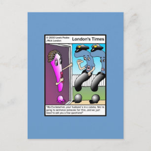 The Question Police Cartoon Real Post Cards