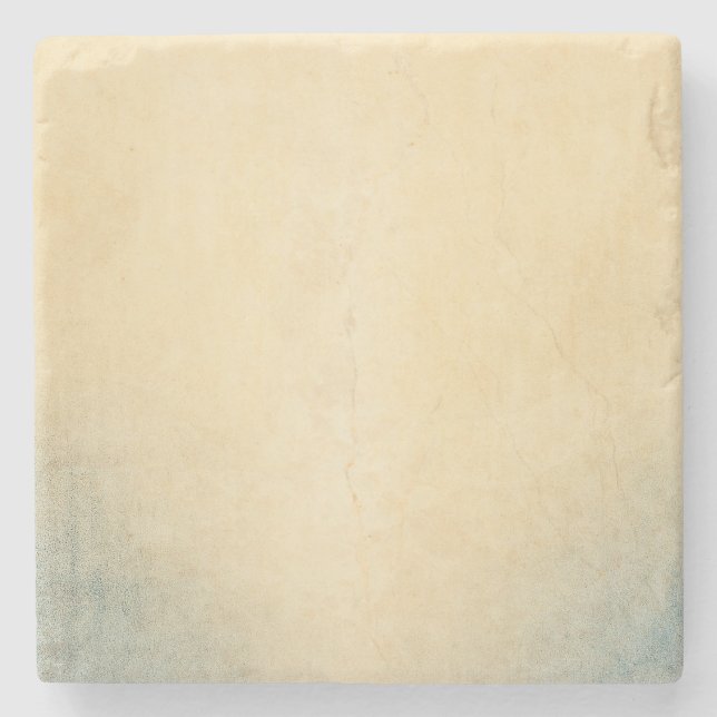 The Quiet Afterglow Pt5 Japandi Ivory Gold Stone Coaster (Front)