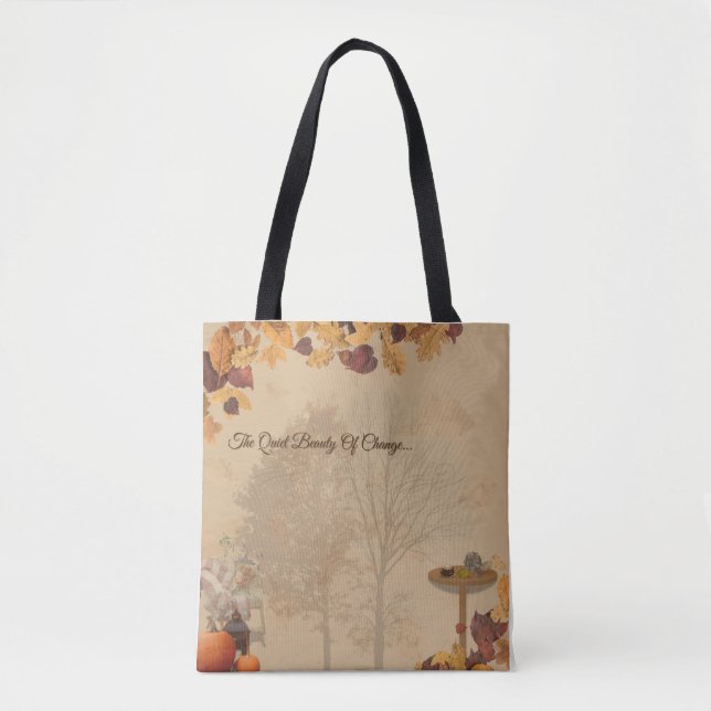 The Quiet Beauty Of Change - Autumn Tote Bag (Front)