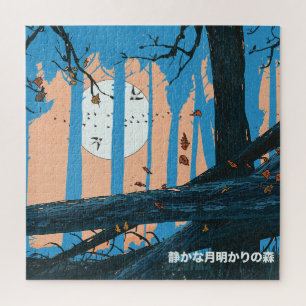 The Quiet Moonlight Forest Jigsaw Puzzle