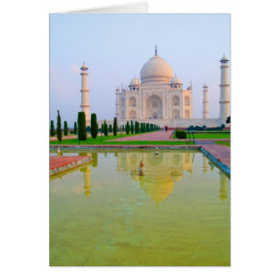 The quiet peaceful World Famous Taj Mahal at