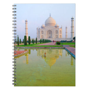 The quiet peaceful World Famous Taj Mahal at Notebook