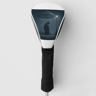 The Quiet Spiral – Realistic Overthinking Tee Golf Head Cover