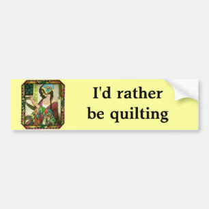 The Quilter Bumper Sticker