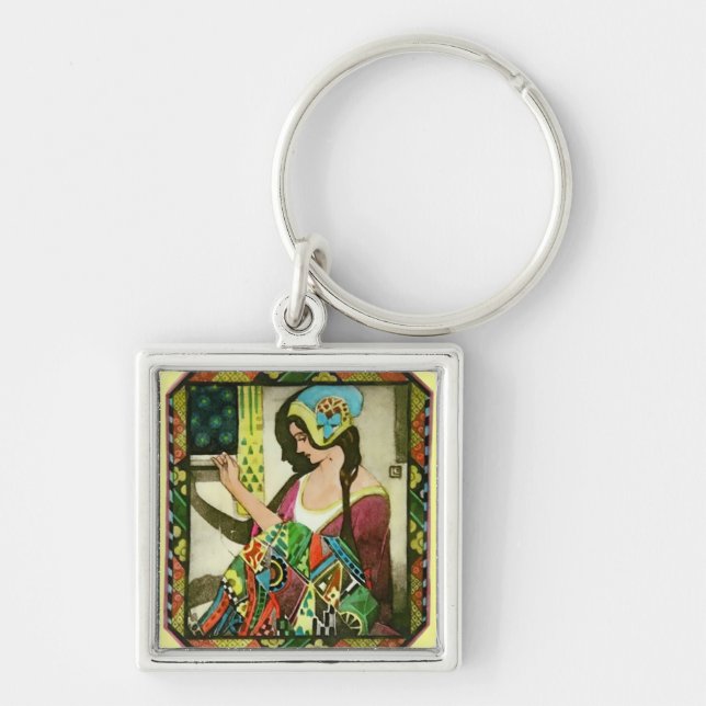The Quilter Key Ring (Front)