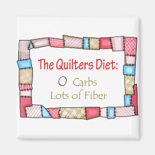 The Quilters Diet Magnet