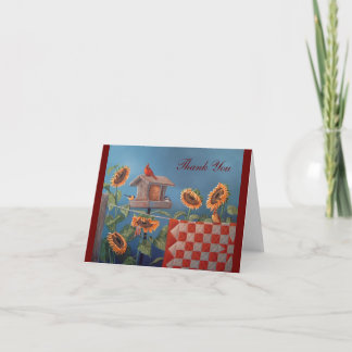 The Quilter's Garden Thank You Card