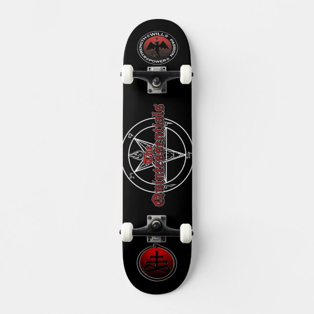 The Quintessentials Logo Skateboard! Skateboard (Front)