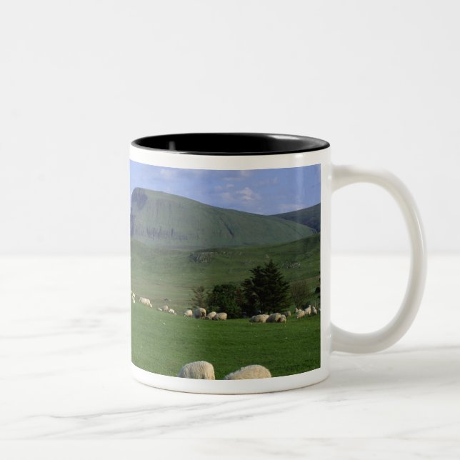 The Quiraing Mountains, Isle of Skye, Highlands, Two-Tone Coffee Mug (Right)