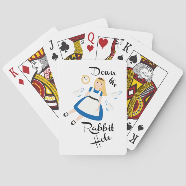 The Rabbit Hole Playing Cards (Back)