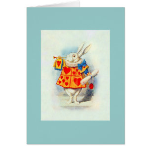 The Rabbit in Alice in Wonderland ~ Card