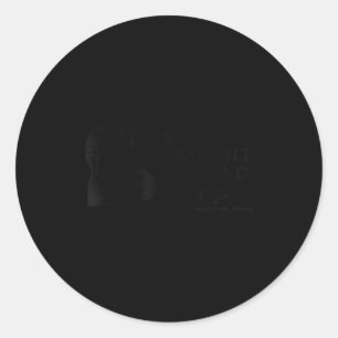 The Rabbit In Red Lounge Halloween Classic Round Sticker