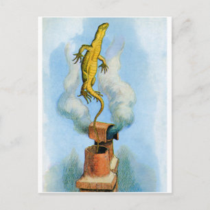 THE RABBIT SENDS IN A LITTLE BILL THE LIZARD POSTCARD
