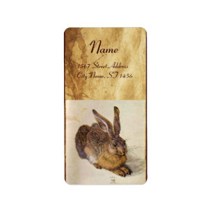 THE RABBIT ( Young Hare ) Label