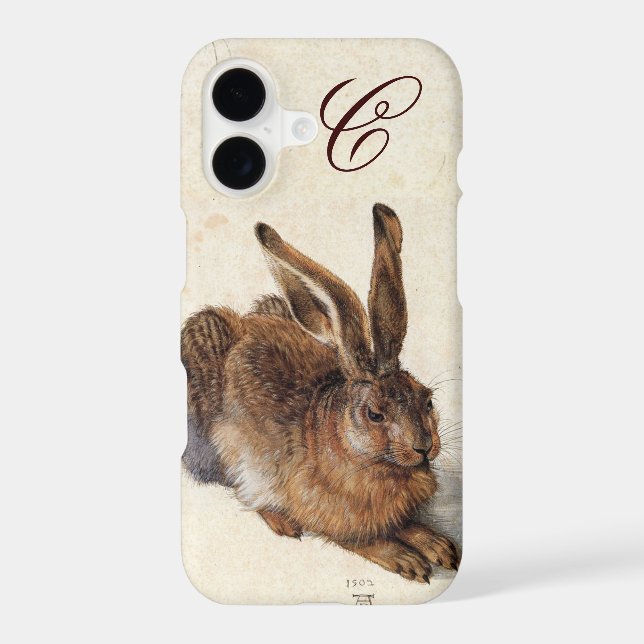 THE RABBIT ( Young Hare )  Monogram (Back)
