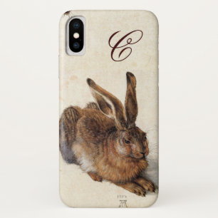 THE RABBIT ( Young Hare )  Monogram iPhone X Case