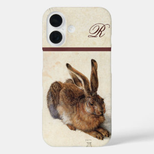 THE RABBIT ( Young Hare )  Monogram iPhone 16 Case