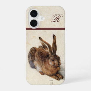 THE RABBIT ( Young Hare )  Monogram iPhone 16 Case