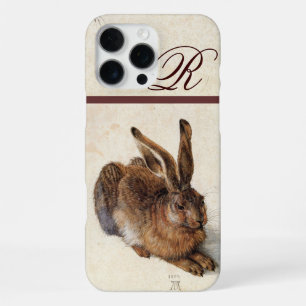 THE RABBIT ( Young Hare )  Monogram iPhone Case