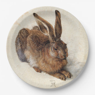 THE RABBIT ( Young Hare )  Paper Plate