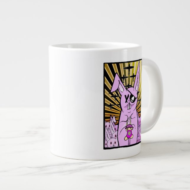 The Rabbits 2012 Large Coffee Mug (Front Right)