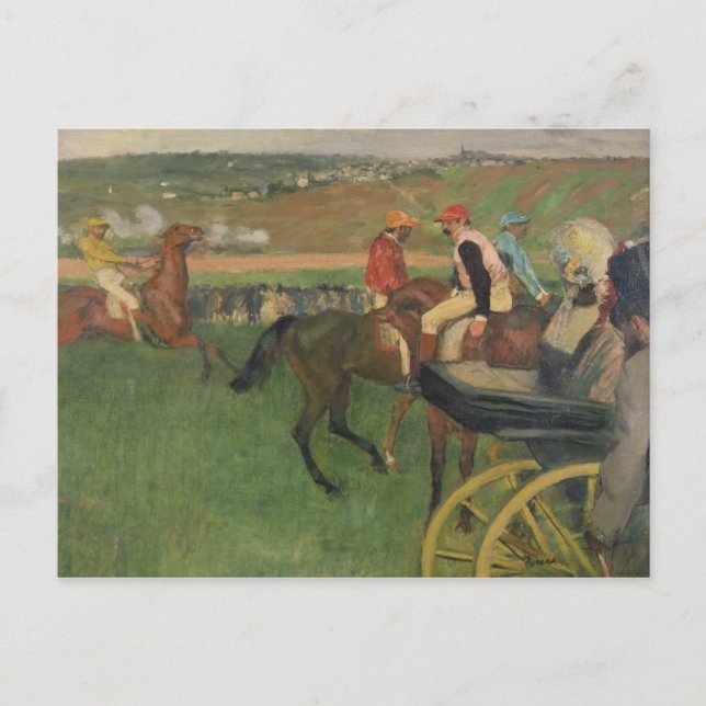 The Race Course - Amateur Jockeys Postcard (Front)