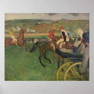 The Race Course - Amateur Jockeys Poster