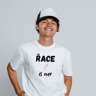 The Race is Ove Graduation T-Shirt