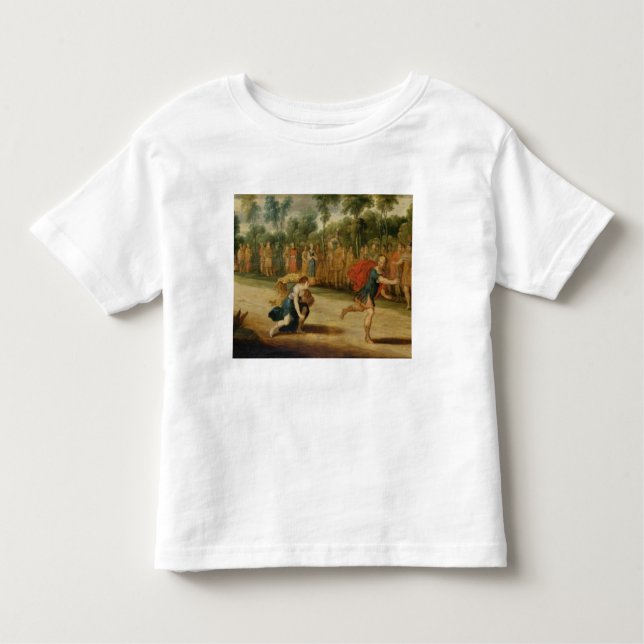 The Race of Atalanta and Hippomenes (oil on panel) Toddler T-Shirt (Front)