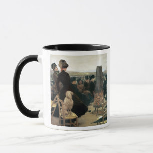 The Races at Auteuil, part of a triptych (oil on c Mug