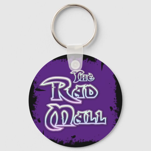 The Rad Mall "Crystal" Keychain (Front)