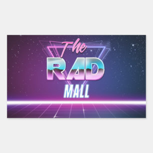 The Rad Mall "Wave 1" 4.5in x 2.7in Stickers