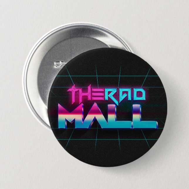 The Rad Mall "Wave 5" 3in. Button (Front & Back)