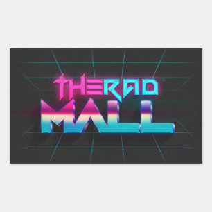 The Rad Mall "Wave 5" 4.5in x 2.7 Stickers
