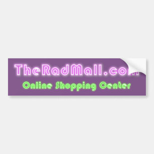 The Rad Mall "Website" Bumper Sticker
