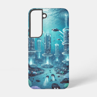 The Radiant Depths – A Visionary Underwater Utopia Samsung Galaxy Case
