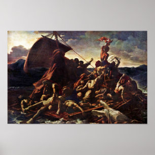 The Raft Of The Medusa, By Géricault Jean Louis Th Poster