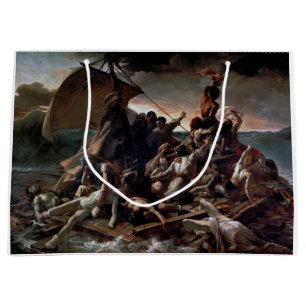 The Raft of the Medusa, Theodore Gericault Large Gift Bag