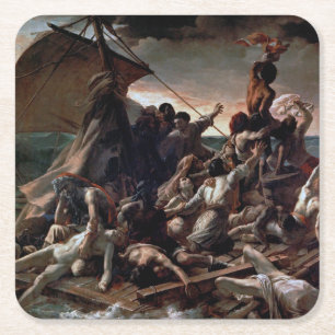 The Raft of the Medusa, Theodore Gericault Square Paper Coaster