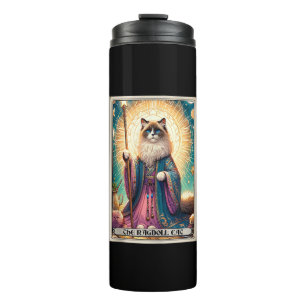 The Ragdoll Cat Tarot Card Cat Thermal Tumbler