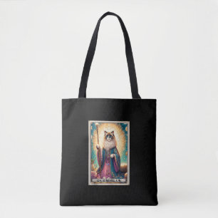 The Ragdoll Cat Tarot Card Cat Tote Bag
