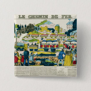 The Railway 15 Cm Square Badge