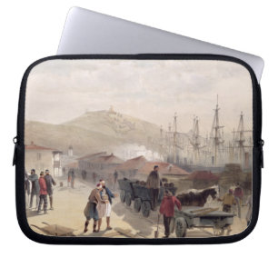 The Railway at Balaklava, plate from 'The Seat of Laptop Sleeve